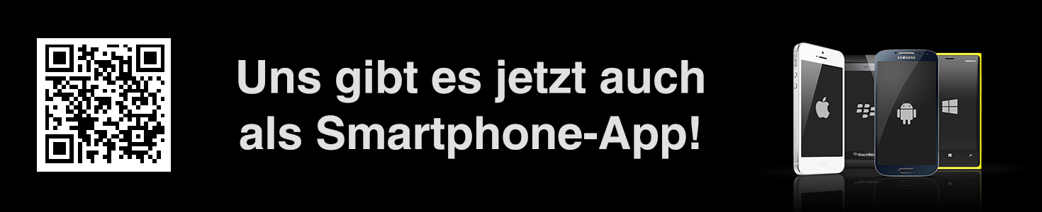 Uns gibt es auch als App